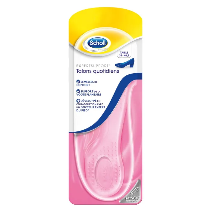Semelles Expert Support Talons Quotidiens - 1 paire