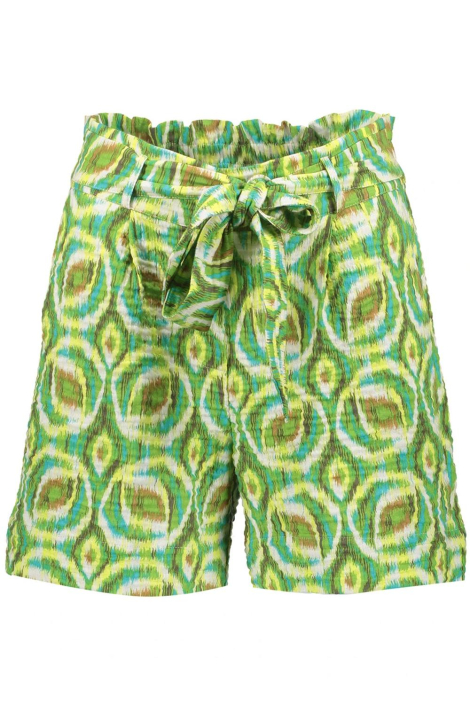 Geisha groene dames korte broek