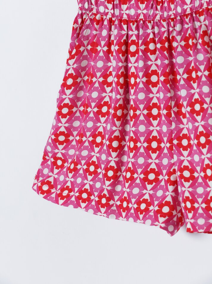 Calções estampados - Rosa