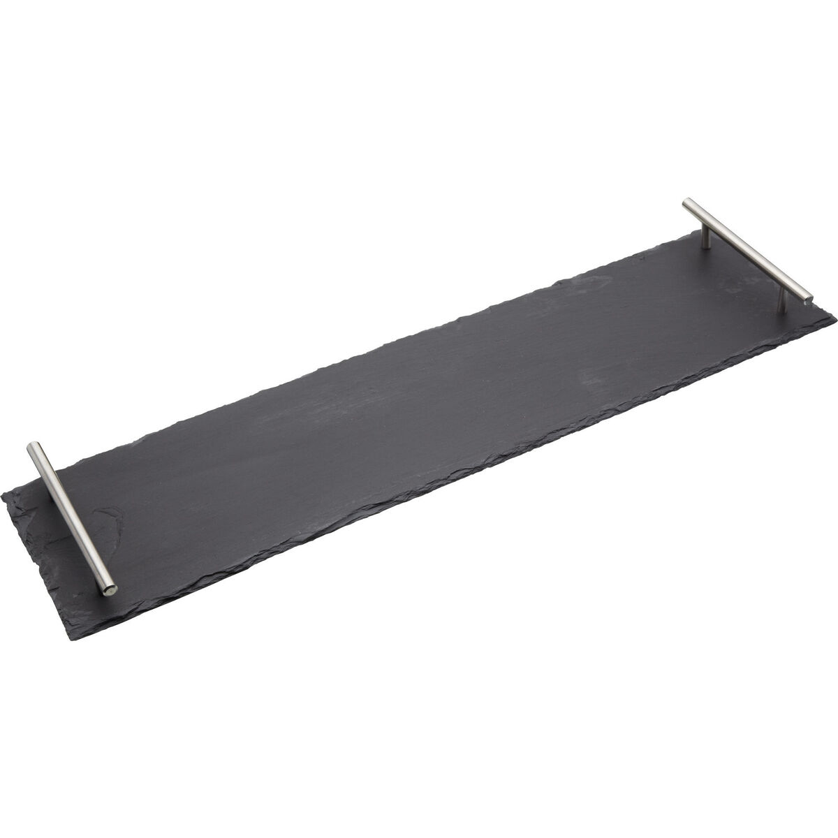 Serveringsfat med Håndtak Skiffer 60x15 cm