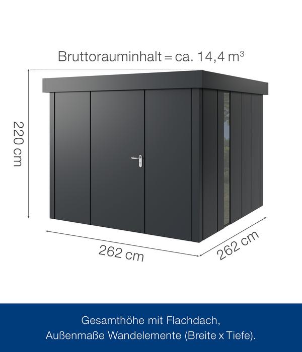 Hörmann Metallgerätehaus Juno JFD10 L-Sk