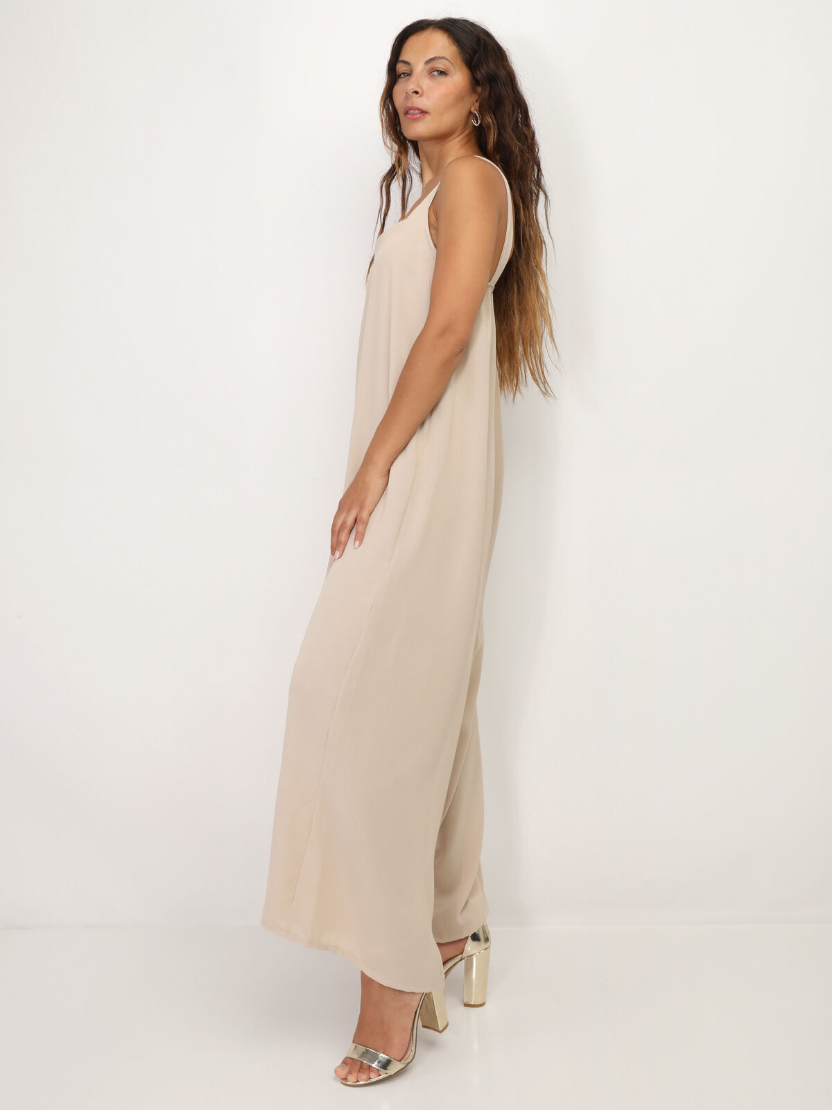Combinaison fluide oversize- Beige