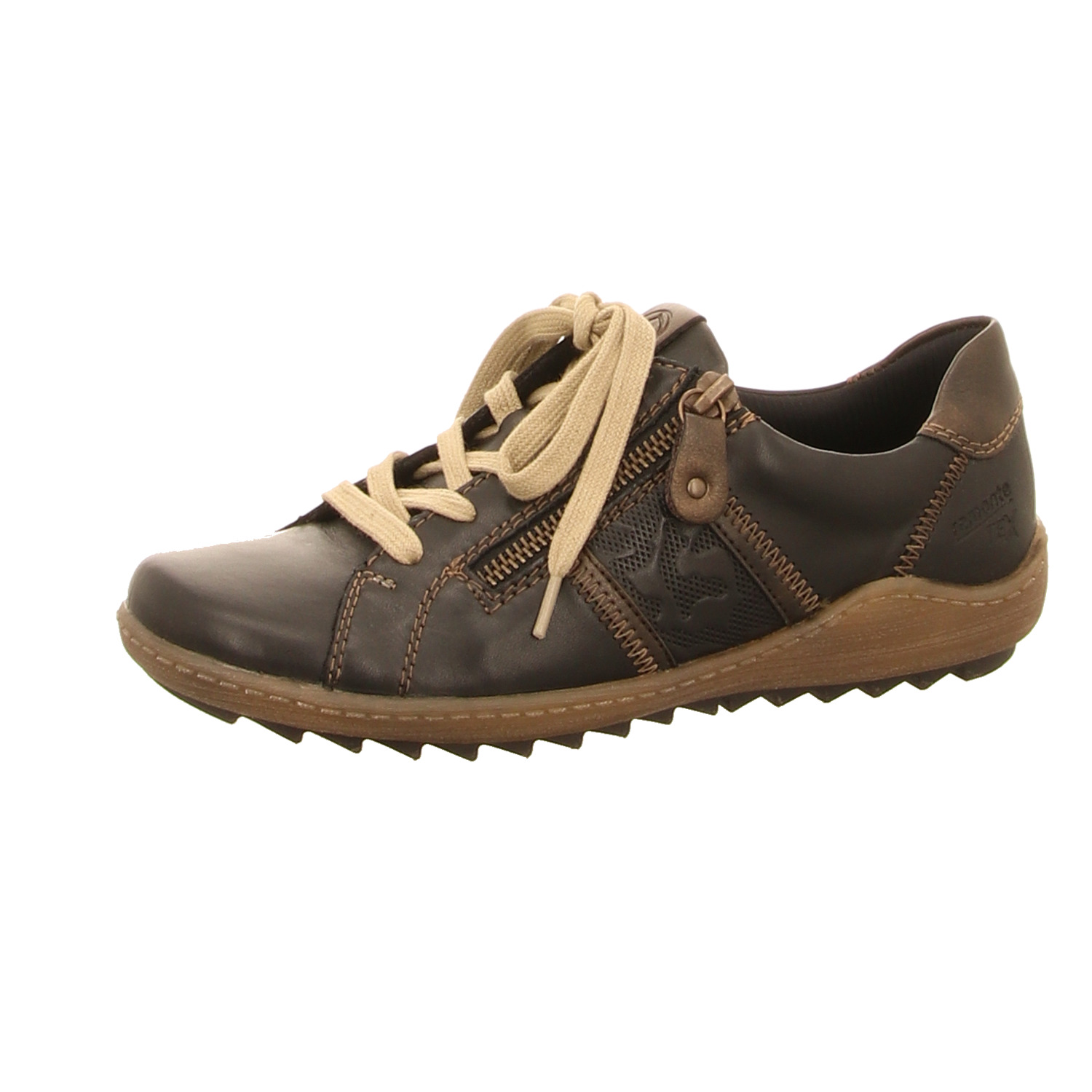 Remonte Schnürhalbschuh schwarz