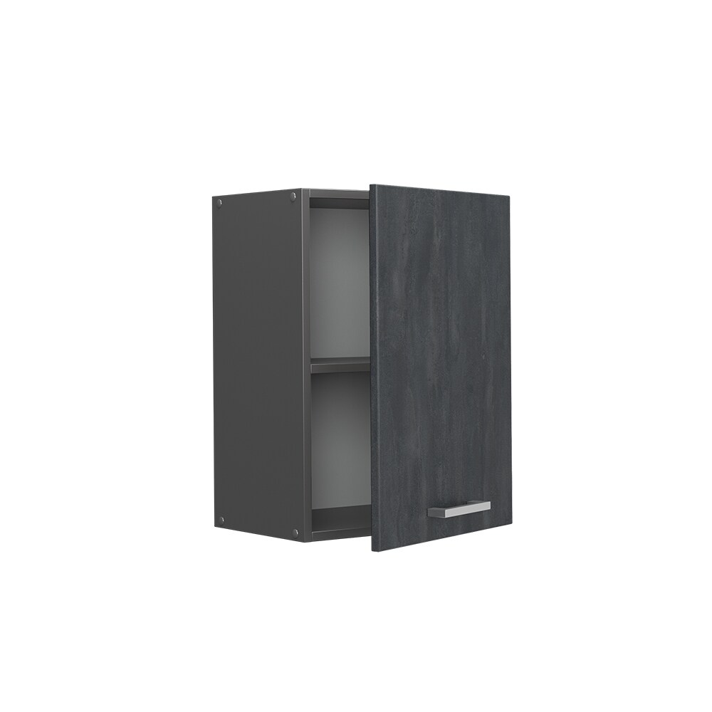 Vicco Hängeschrank R-Line Schwarz Beton Anthrazit 45 cm
