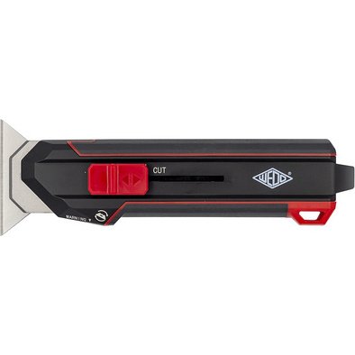 Couteau & grattoir 2 en 1 Premium, lame: 19 mm