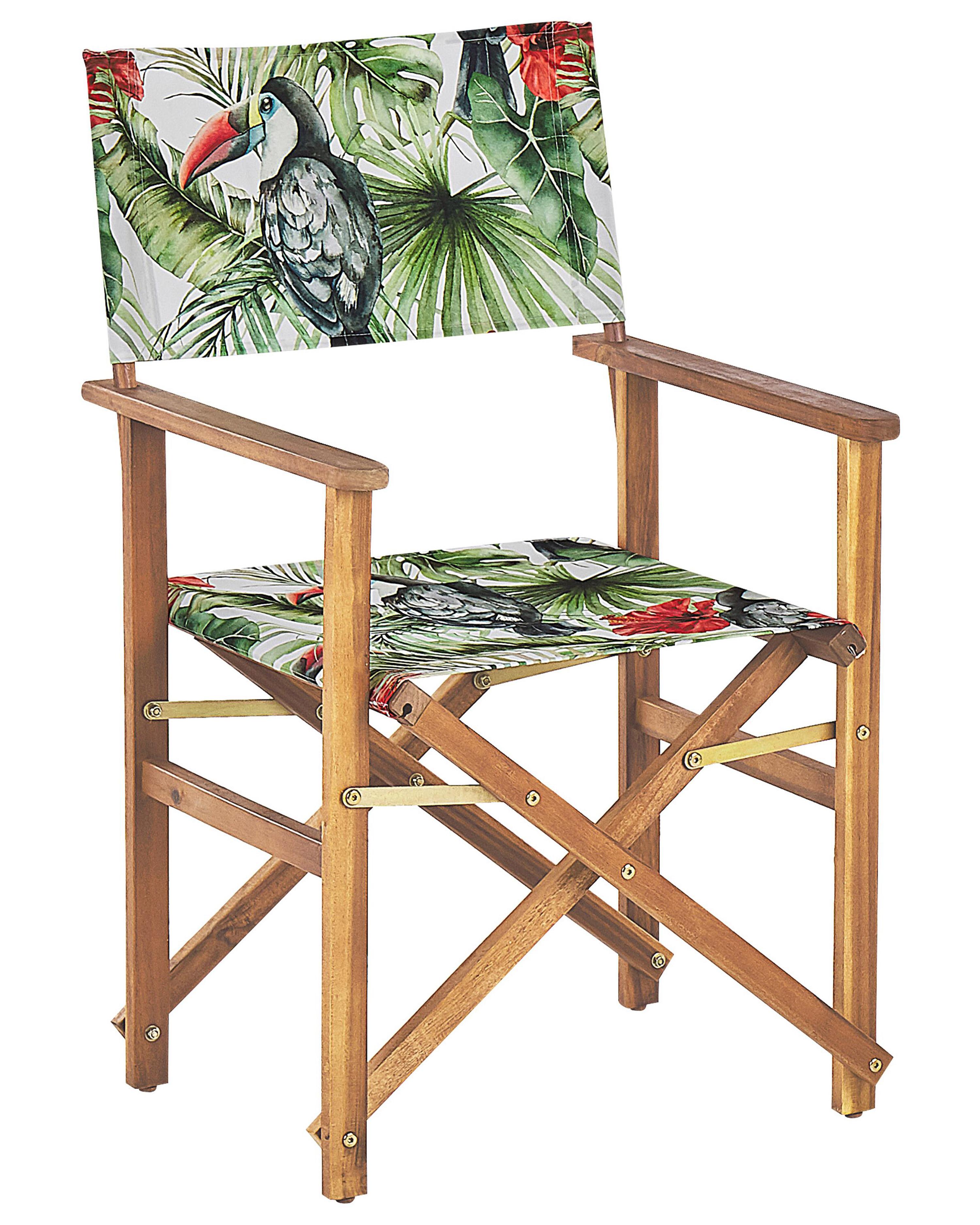 Set van 2 tuinstoelen CINE Acaciahout Groen