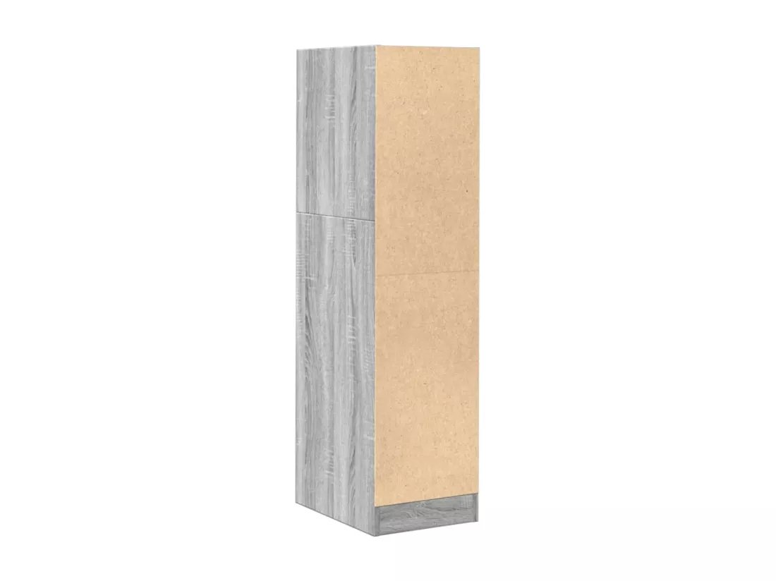 Armoire apothicaire sonoma gris 30x41x118 cm bois d'ingénierie