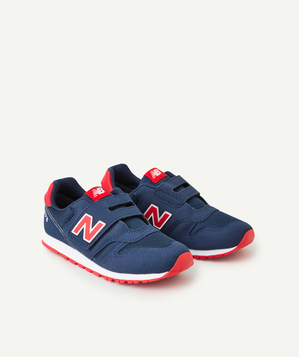 NEW BALANCEBASKETS ENFANT À SCRATCHS 373 ROUGE ET BLEU