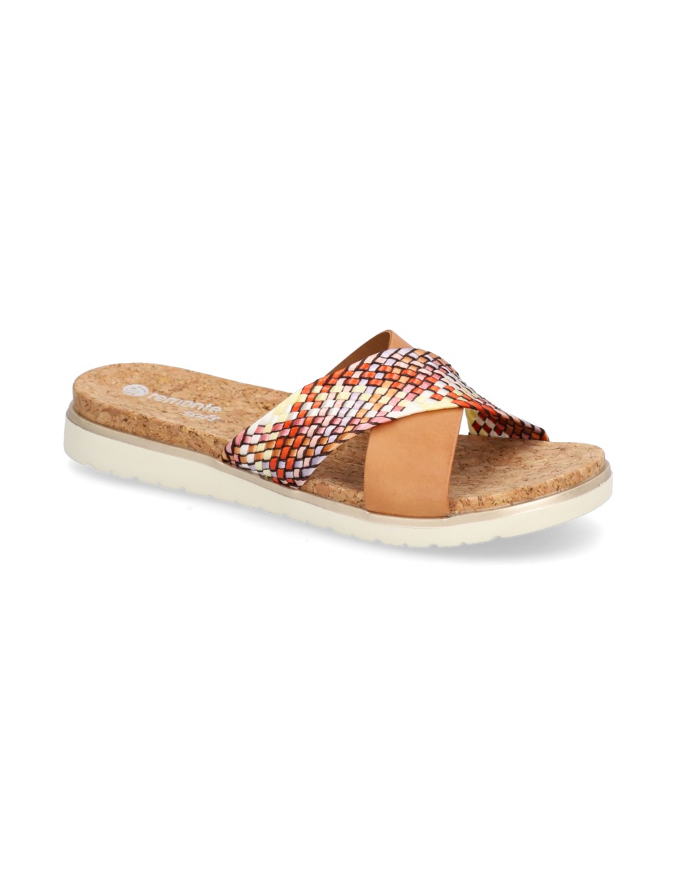 Lederkombination Pantoffel