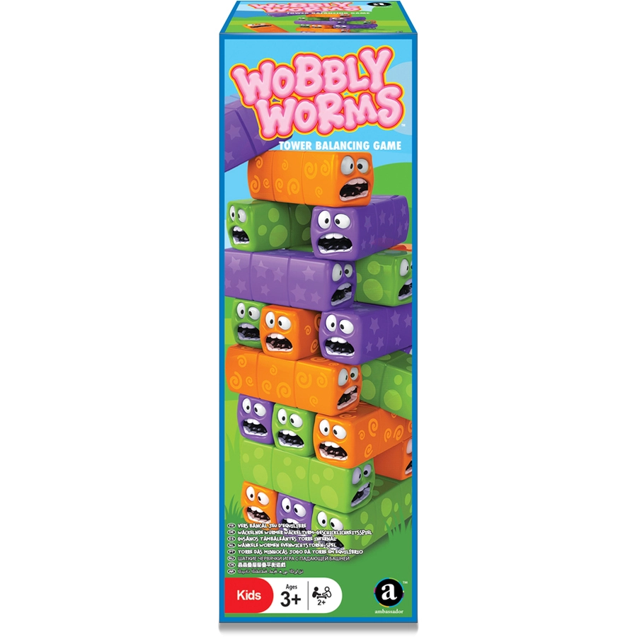 Merchant Ambassador Wobbly Worms Tower Balancing Game bunt