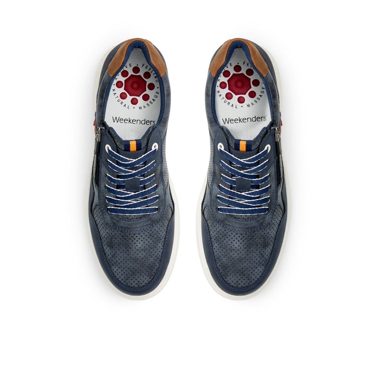 WEEKENDERS-Moynot-Chaussures décontractées - Talon plat - Bleu