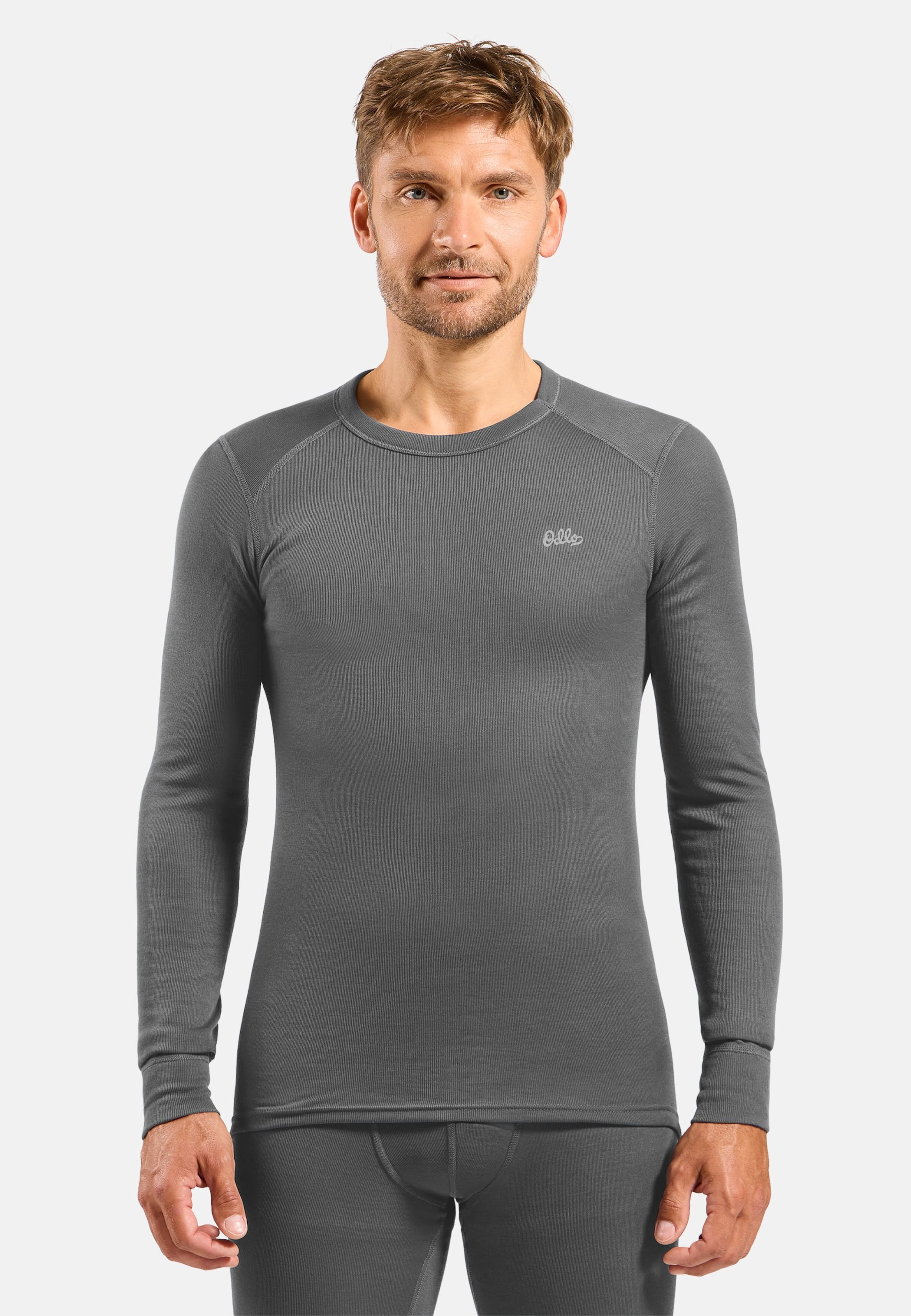Active Warm Base layer Set in dark grey melange