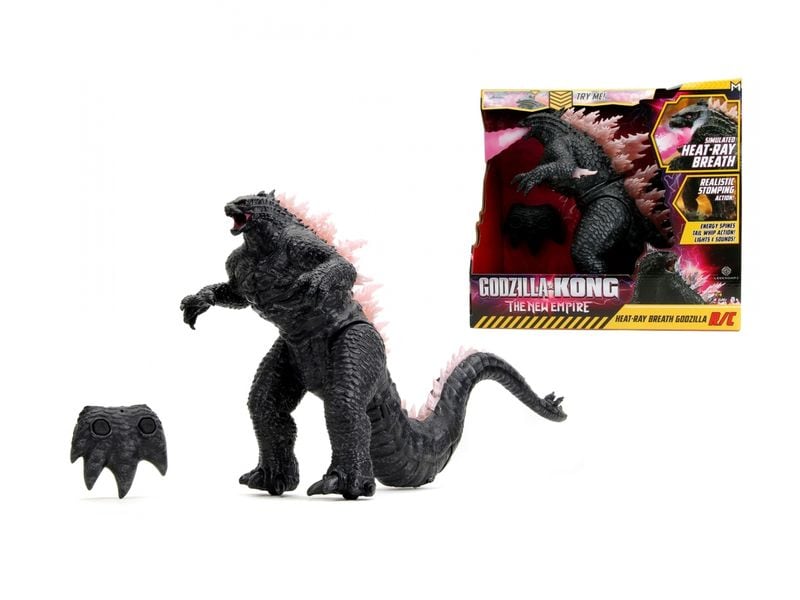 Jada Toys RC Godzilla Heat-Ray Breath 1:12 Ferngesteuerte Actionfigur aus Godzilla x Kong: The New Empire