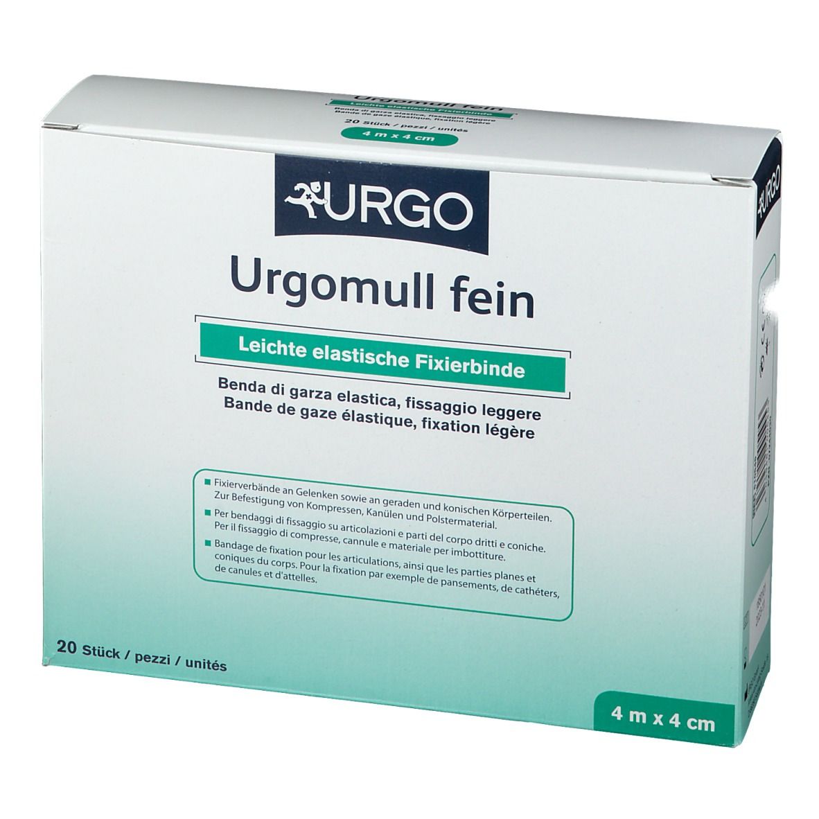 URGOmull fein 4 m x 4 cm