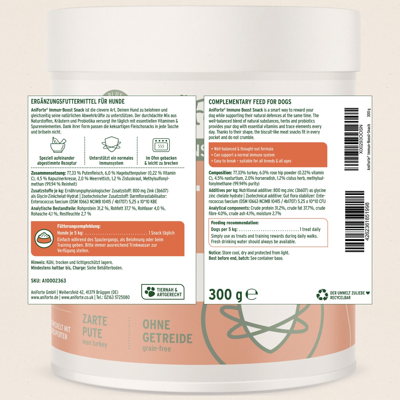 AniForte Immun Boost Snack 300g