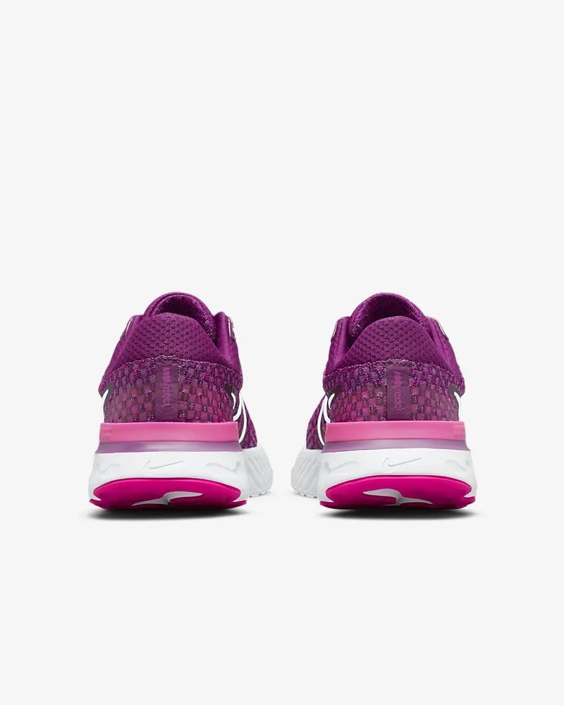 Chaussures de running Nike React Infinity Run 3 Bordeaux pour femme
