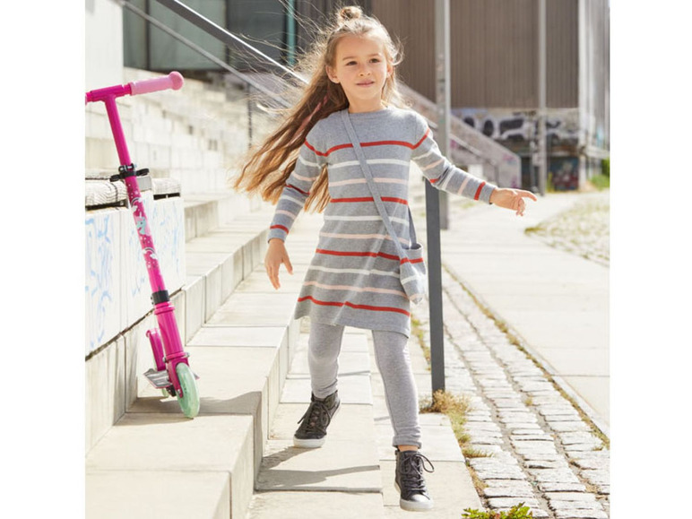 Gebreide jurk voor peutermeisjes