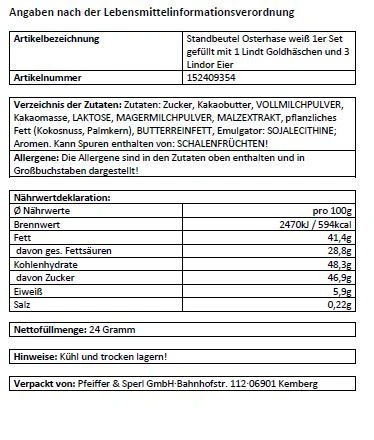 Lindt Geschenktasche 