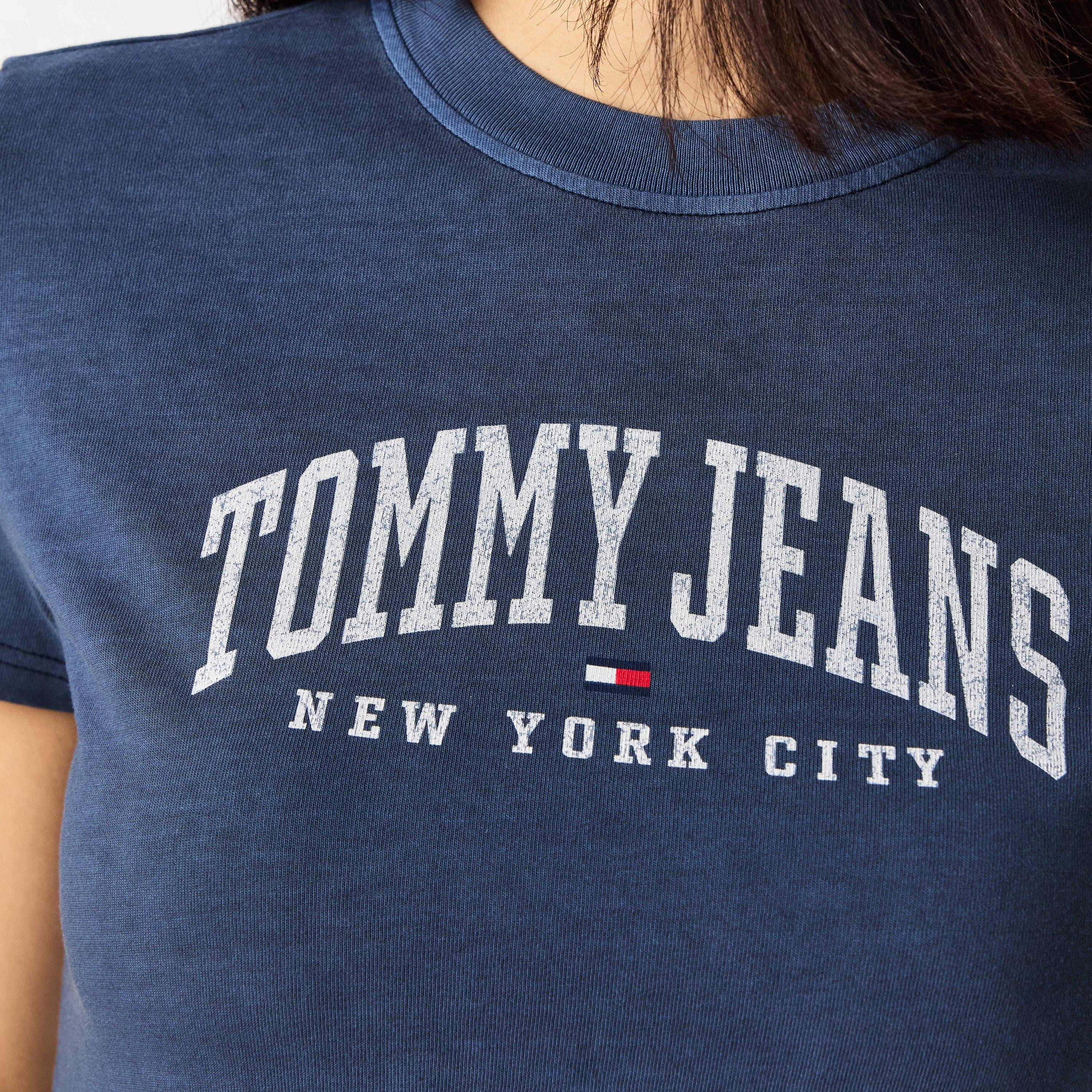 Tommy Jeans Varsity Logo Crew Neck T Shirt