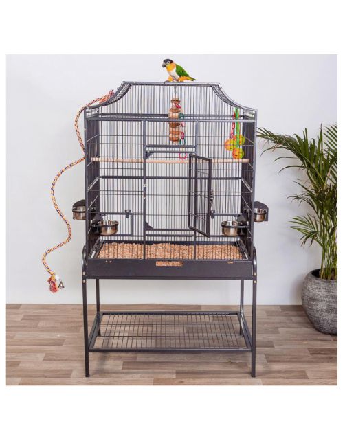 Keddoc Vogelkooi Florida - Vogelverblijven - 82x54x155 cm Donkergrijs