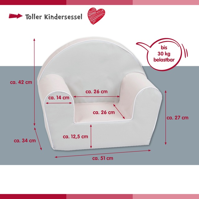 Knorrtoys® Sessel »Happy train« für Kinder; Made in Europe