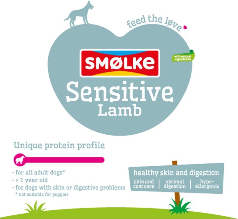 SMOLKE SENSITIVE BROKKEN 12 KG
