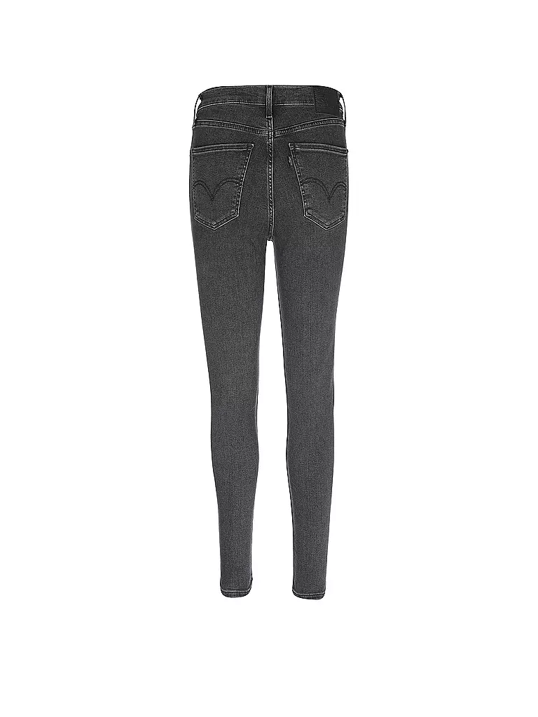 LEVI'S® Highwaist Jeans Super Skinny Fit MILE schwarz