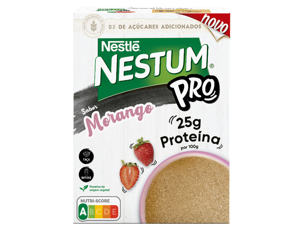 FLOCOS CEREAIS NESTUM PROTEÍNA MORANGO 250 G