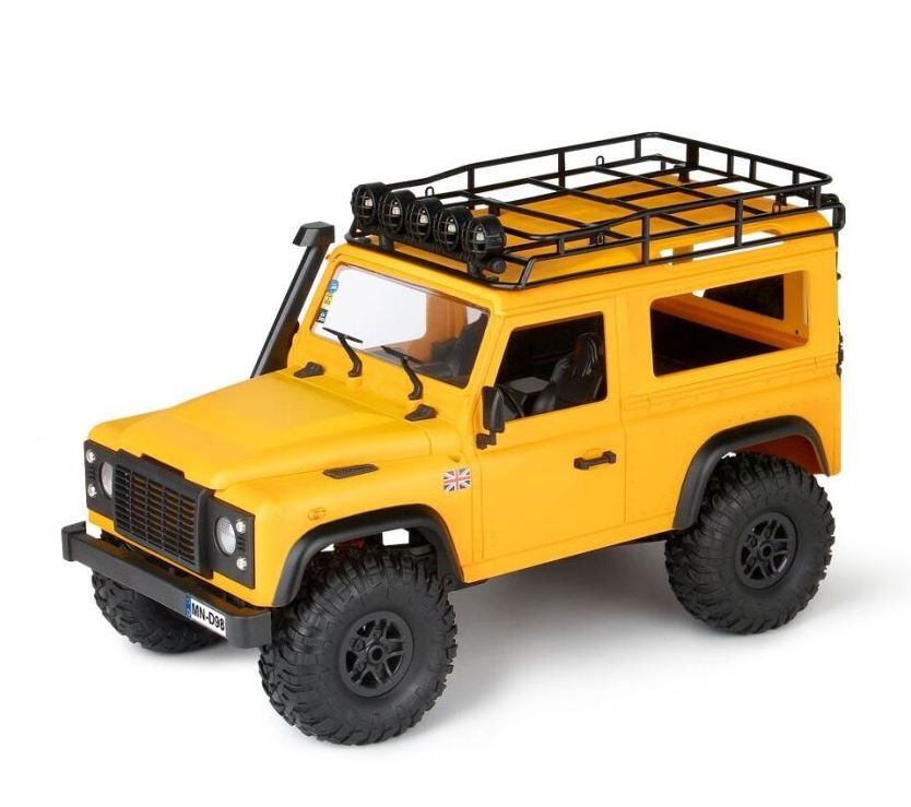 JJRC - Land Rover Camel Fjernstyret Bil - Gul