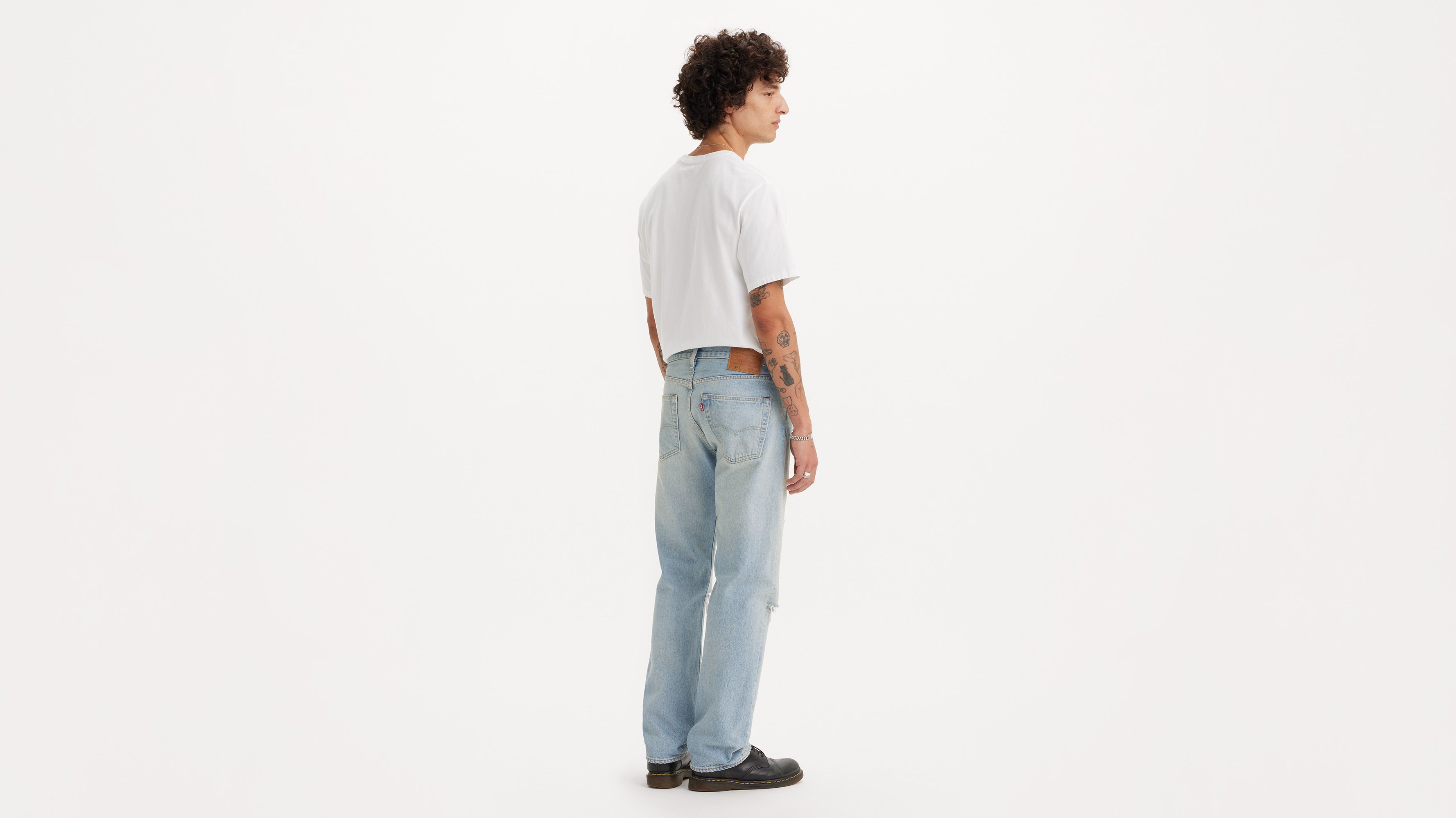 Jean 501® Levi's® Original - Marching Meadow Dx - Bleu