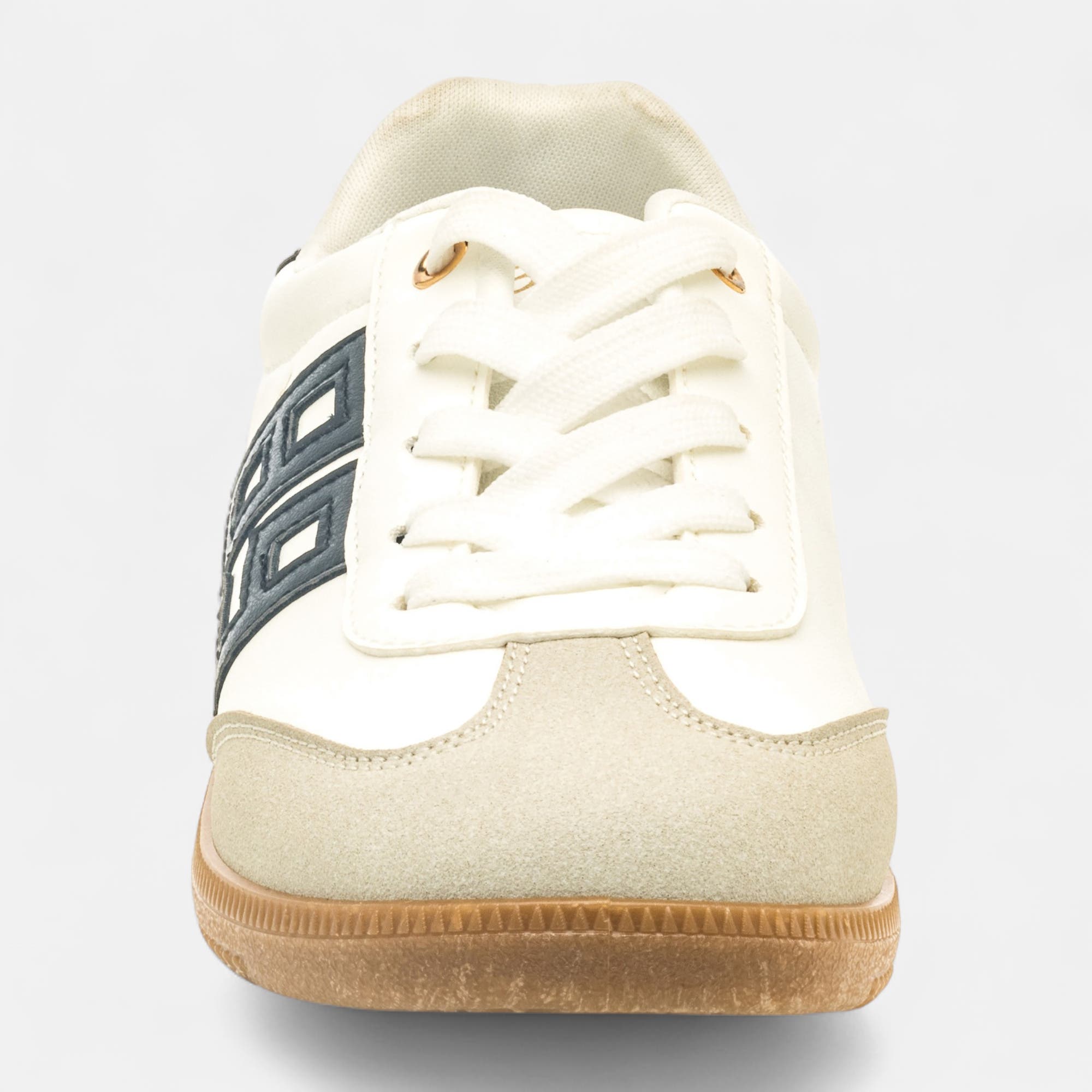Baskets basses Femme blanc noir