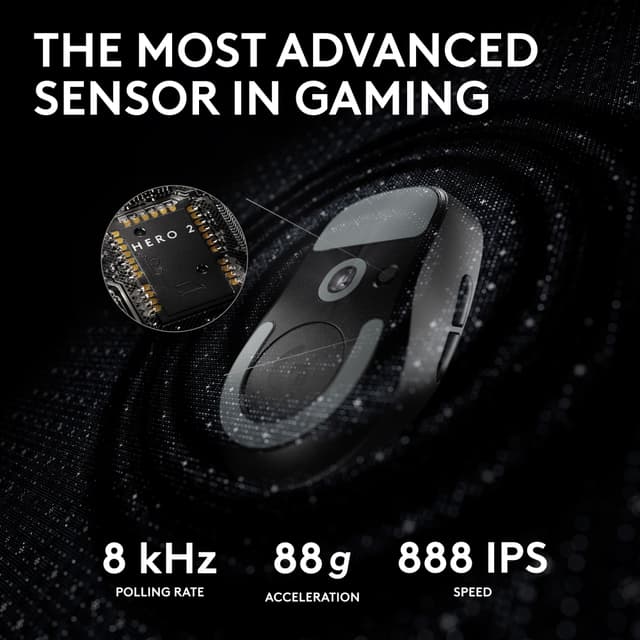 Logitech G Pro X Superlight 2 trådløs gamingmus (sort)