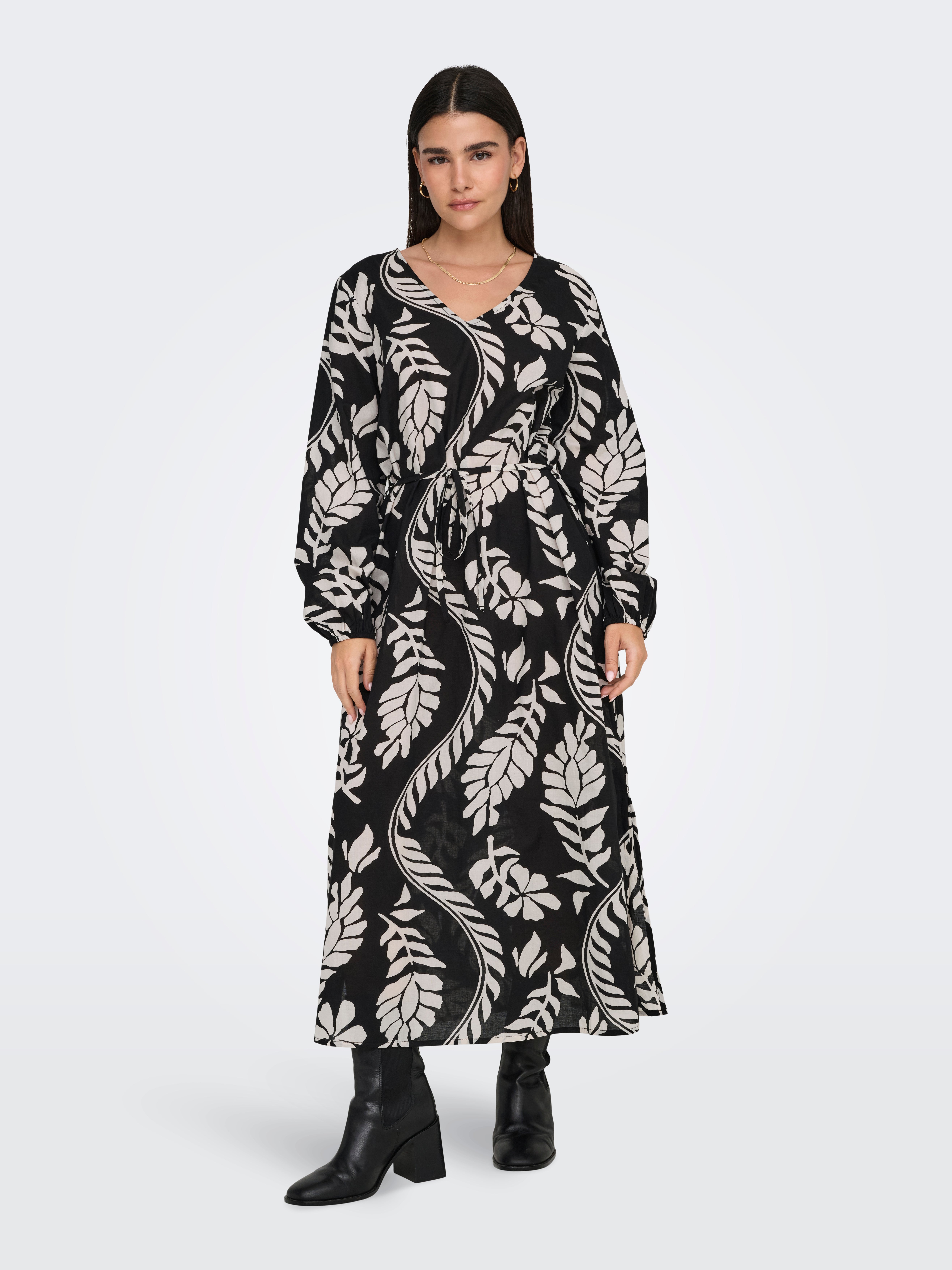 JDYANNA Midikleid Black