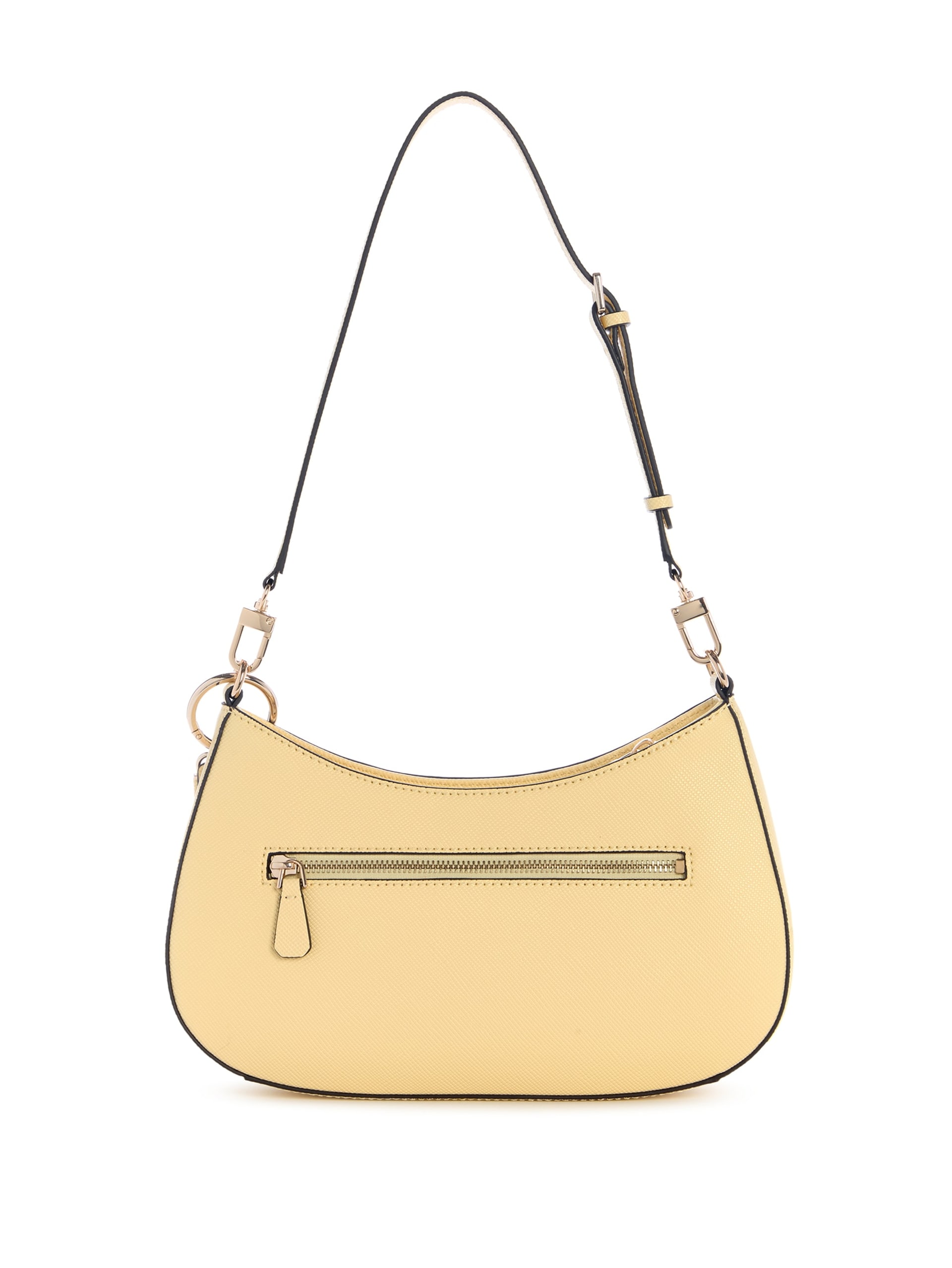 Bolsa de ombro Noelle em couro saffiano