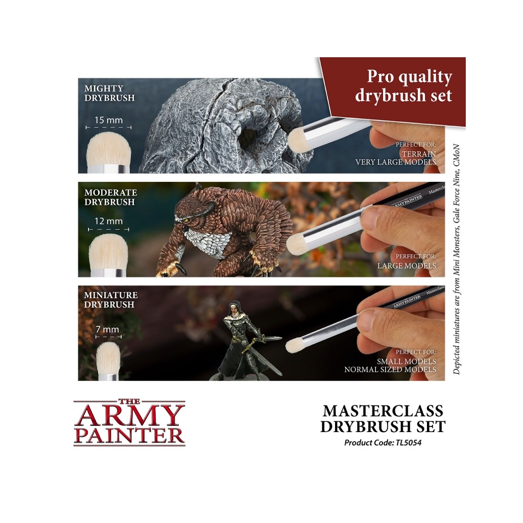 Army Painter - Masterclass : Set de Brossage à Sec