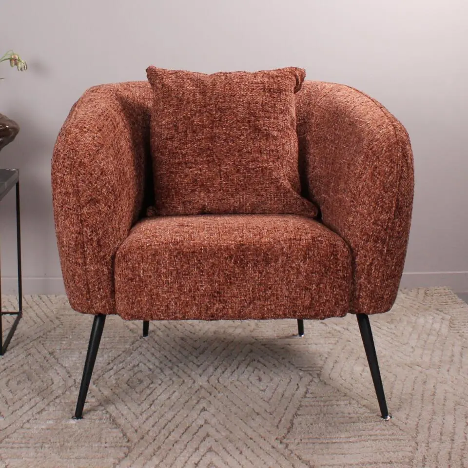 DS4U - Olan fauteuil - kastanje