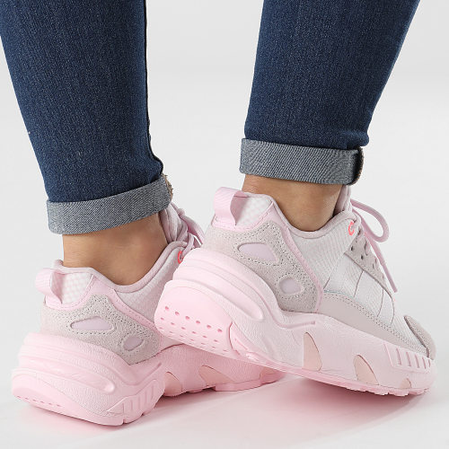 Baskets Femme ZX 22 Boost GY6712 Almost Pink Clear Pink Acid Red