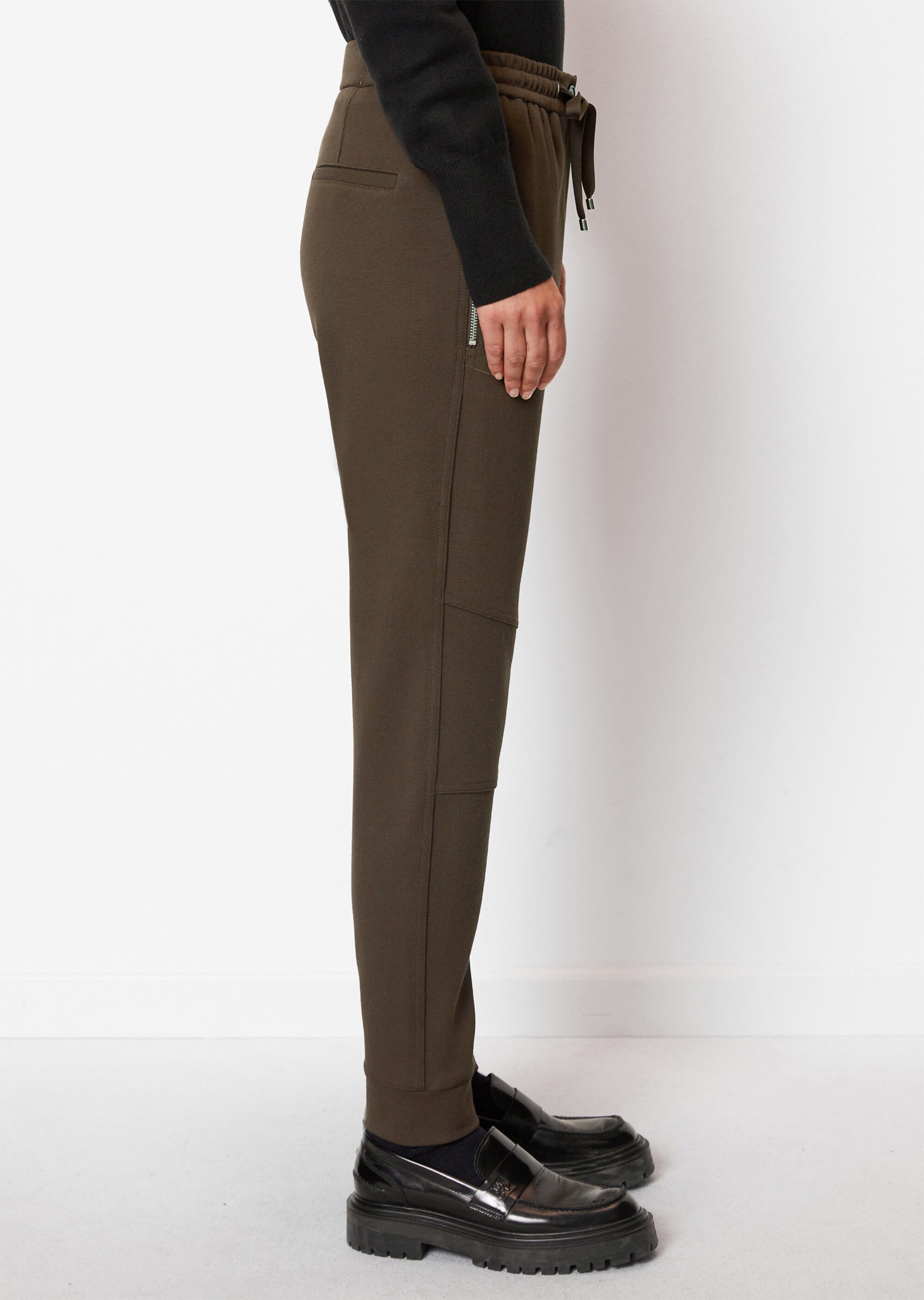 Jersey Jogg Pantsaus Cavalry-Twill