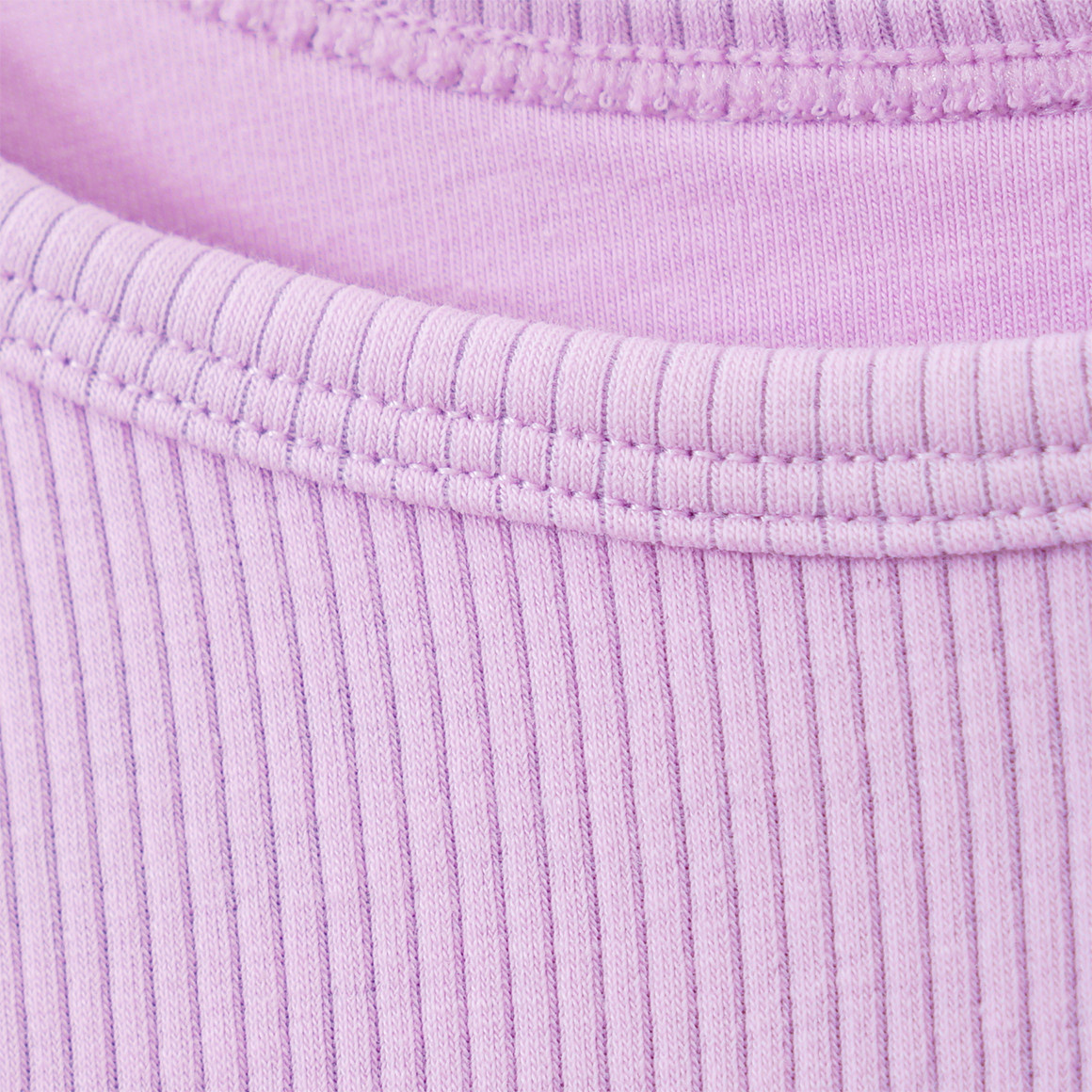 Beatwear Mädchen Sport-Top mit Rippstruktur helllila