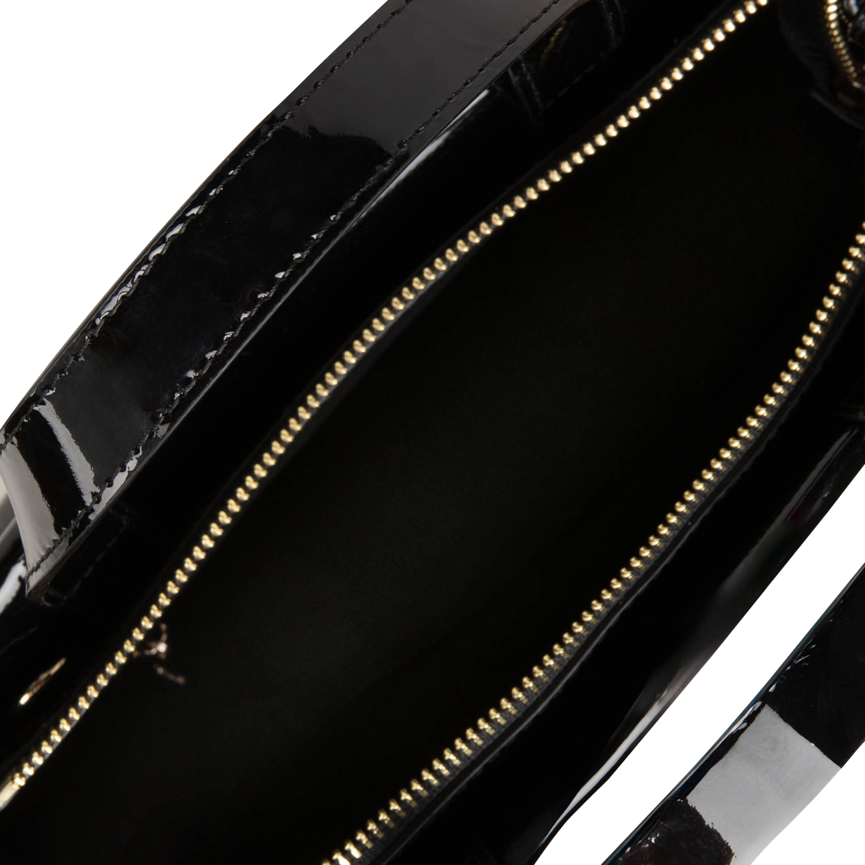 ELIOT - Sac à main en cuir vernis | Noir