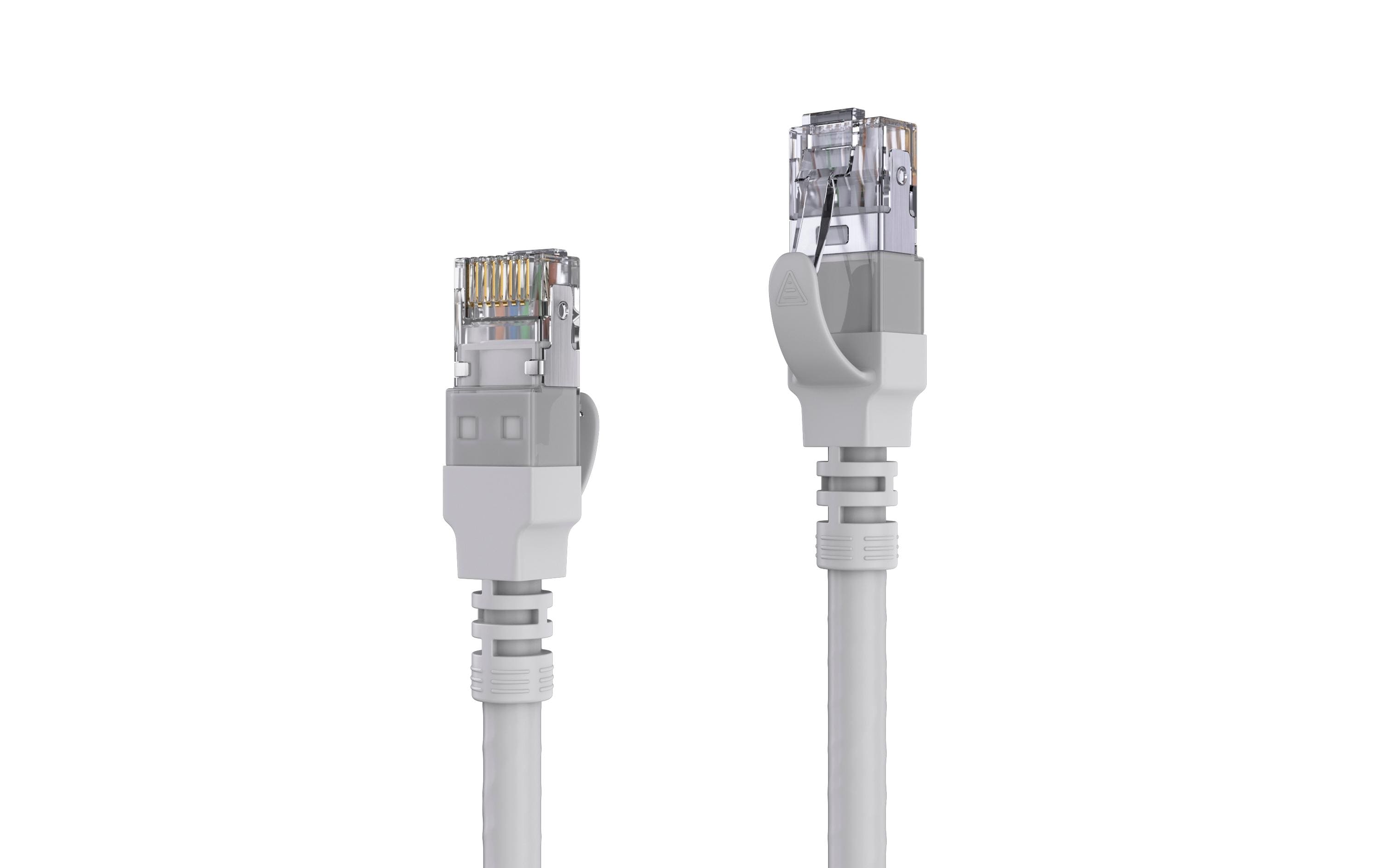 Patchkabel Cat 6A, S/FTP, 60 m, GrauPremium Cat.6a Patchkabel, RJ45, S/FTP, LSZH – 60.00m, Grau