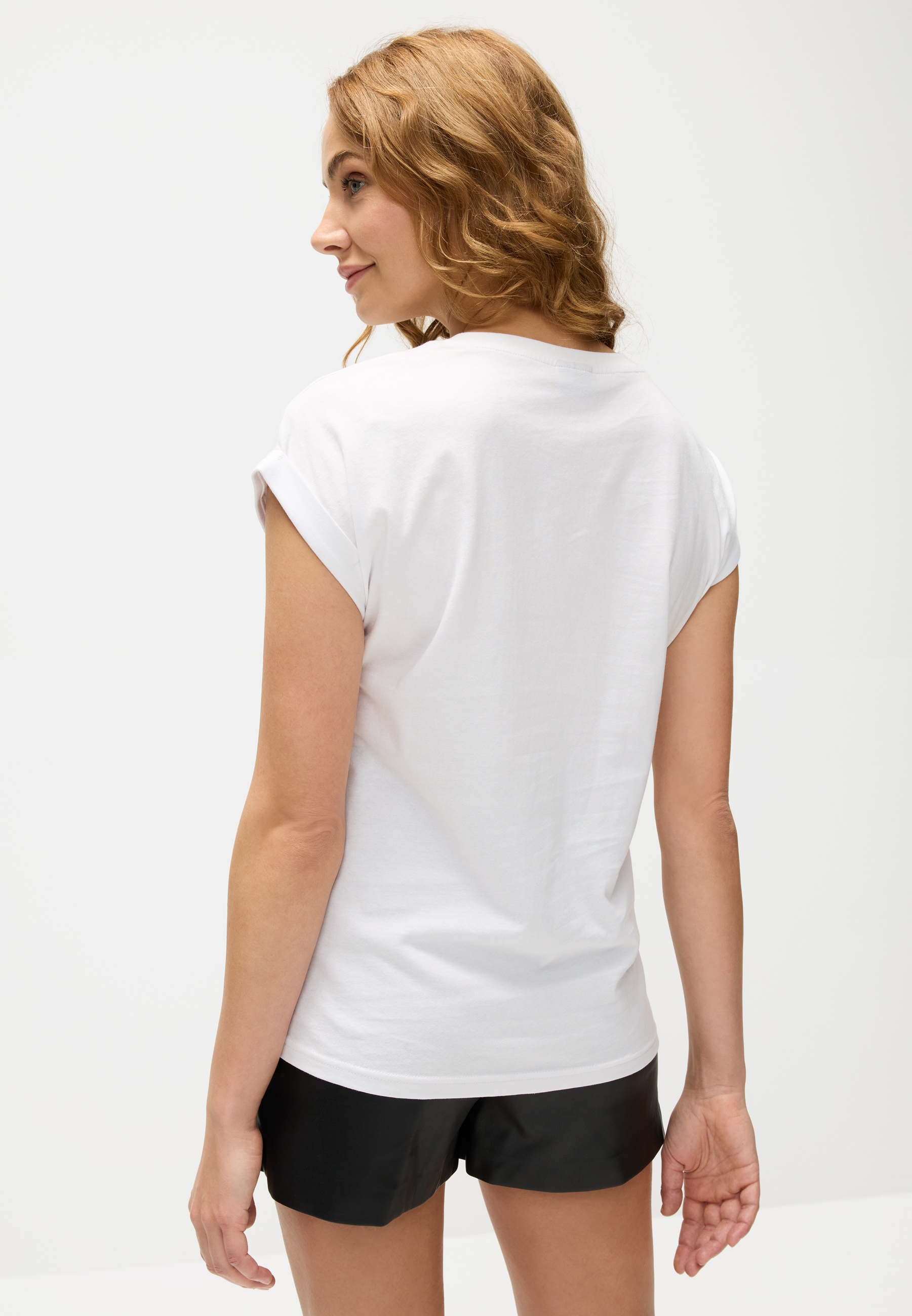 LASCANA Print-Shirt , aus Baumwolle, Damen T-Shirt, Basic