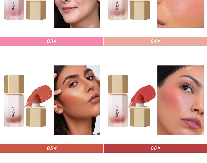 RoyueS - Bloom Atmosphere Liquid Blush - 6 kleuren