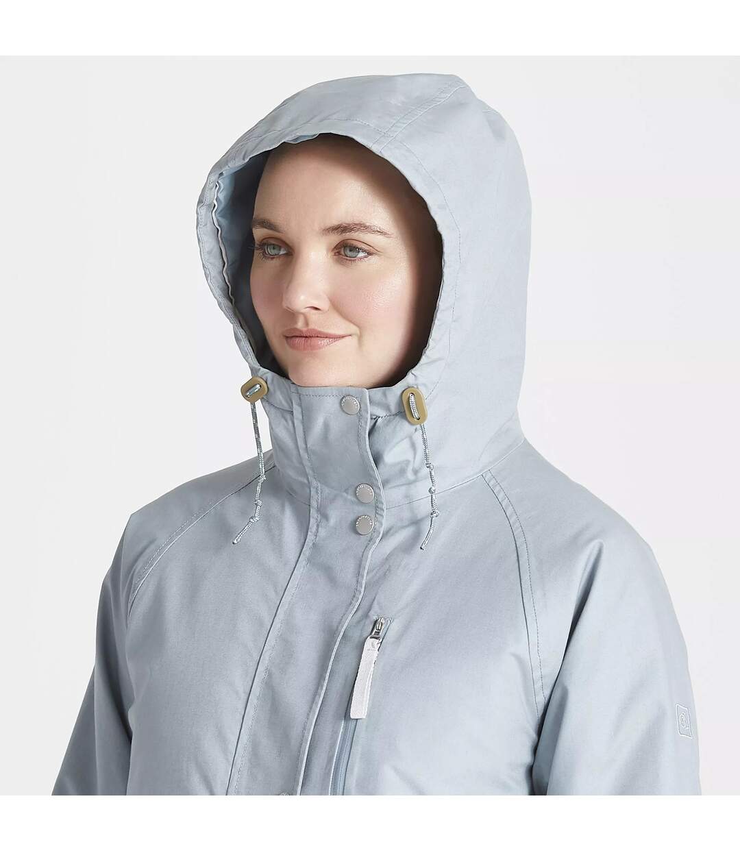 Craghoppers - Veste imperméable SALTAIRE - Femme (Gris bleu / Gris pâle) - UTCG1928