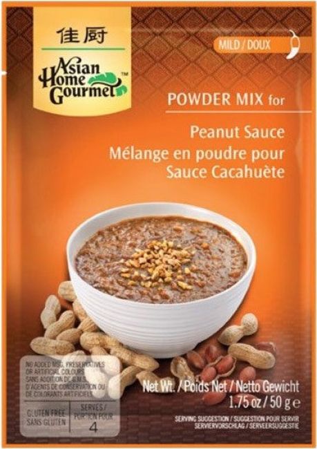 Asian Home Gourmet Poedermix voor Pindasaus 50g