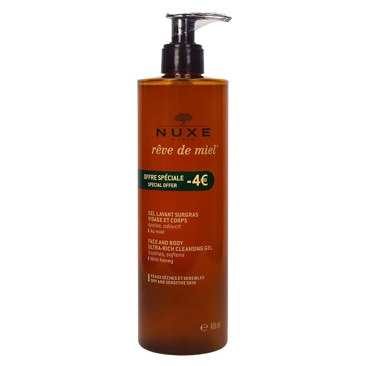 Rêve de miel gel lavant surgras offre spéciale 400ml