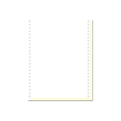Exacompta - Papier listing blanc/jaune - 1000 feuilles 240 mm x 12
