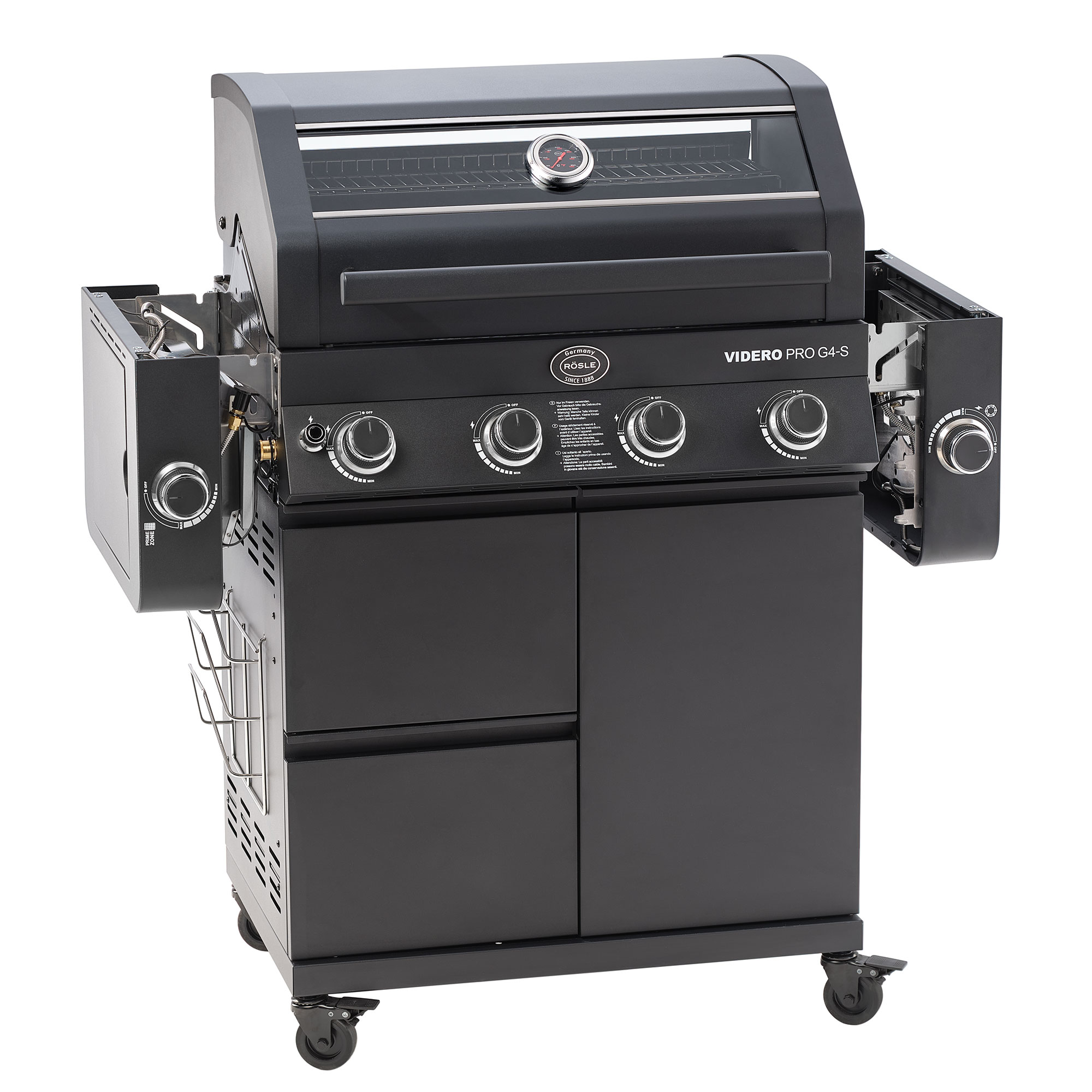 Gasgrill BBQ-Station VIDERO PRO G4-S VARIO+ 50mbar