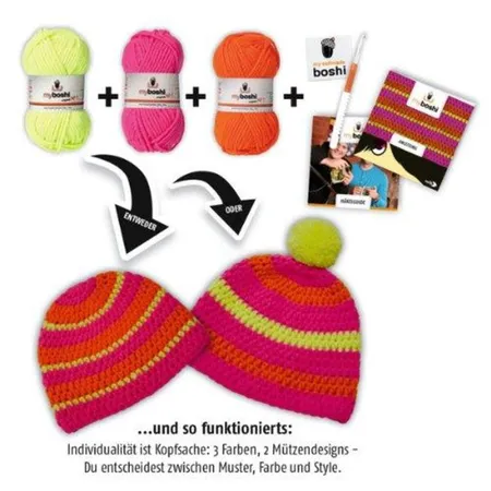 Noris Spiele myboshi Häkel-Set Toyama/Tama