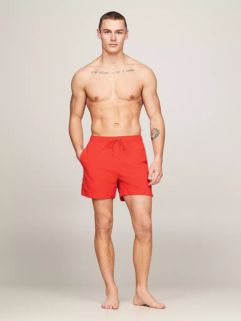 TOMMY HILFIGER Badeshorts  rot